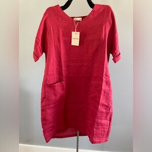 Grae Cove Linen dress/tunic  Sz L NWT